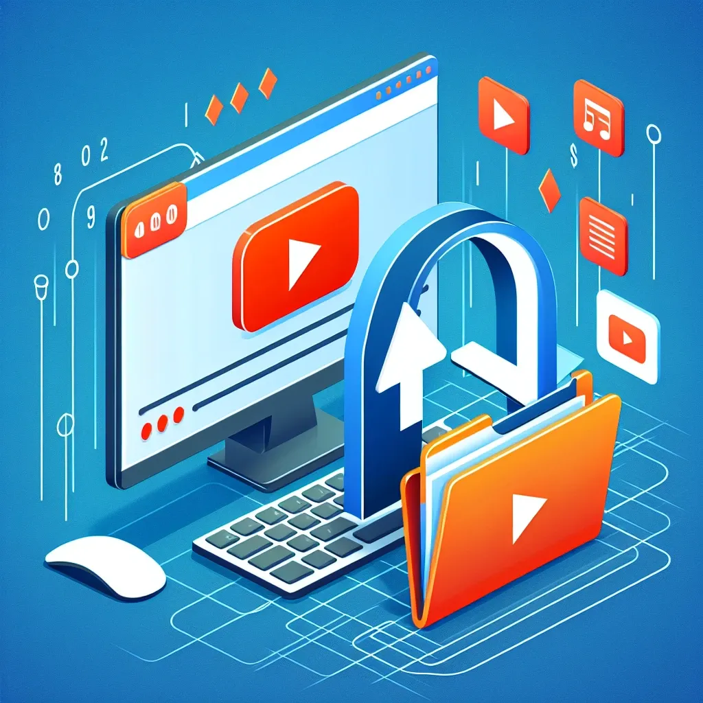"Ilustrasi cara download video YouTube dengan mudah dan aman menggunakan SaveFrom.net di perangkat desktop"
