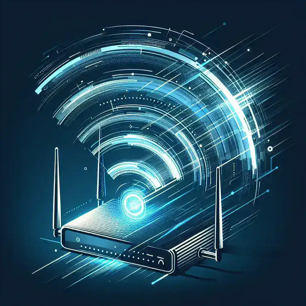 "Infographic illustrating key features and benefits of Wi-Fi 7 technology, highlighting improved speed, lower latency, and enhanced connectivity for modern devices."